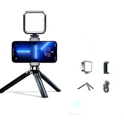 PYJ Portable Self-Shooting Fill Light Includes White Cursor Model Desktop Tripod & Hot Shoe Clips for Photographic Lighting